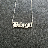 Babygirl Pendant Necklace