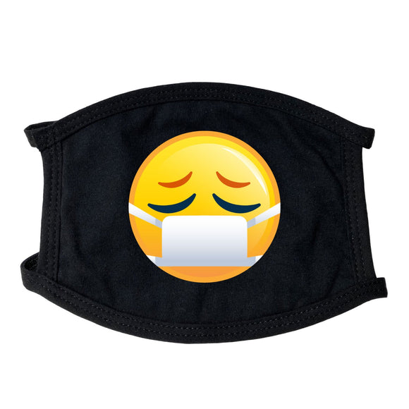 Sick Emoji Face Mask